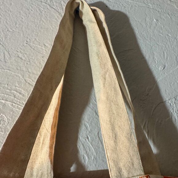 Tory Burch Neon Logo Canvas Tote Bag - Picture 5 of 9